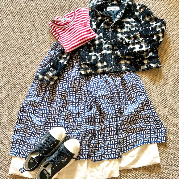Comme des Garcons Jackets & Blazers - Quintessential Set of Comme des Garçons Skirt and Robe de Chambre Jacket